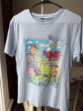 Old Navy Light Blue Disney Logo T-Shirt